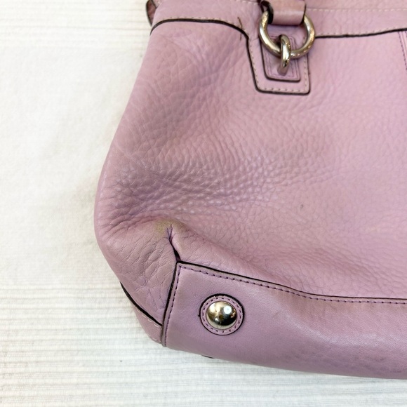 Coach Penelope Pebble Leather Satchel in Lilac - Picture 3 of 13